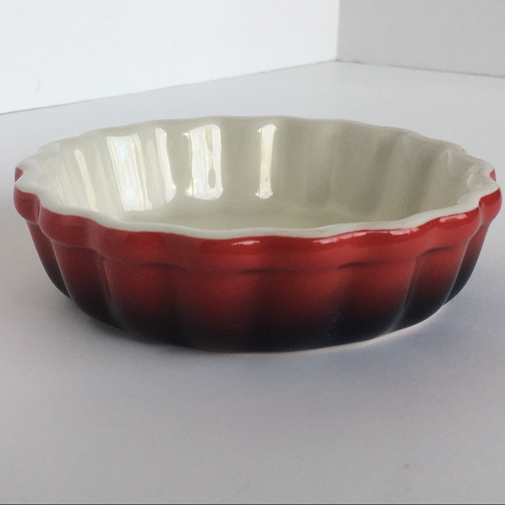 Small baking dish ROCQ ramekin creme brûlée red